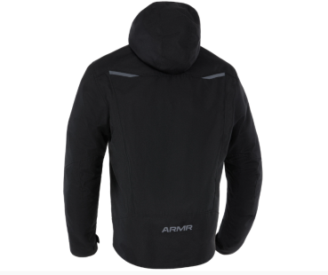 Motorrad-Textiljacke "Suko 1.0" - ARMR - wasserdicht - schwarz/rot